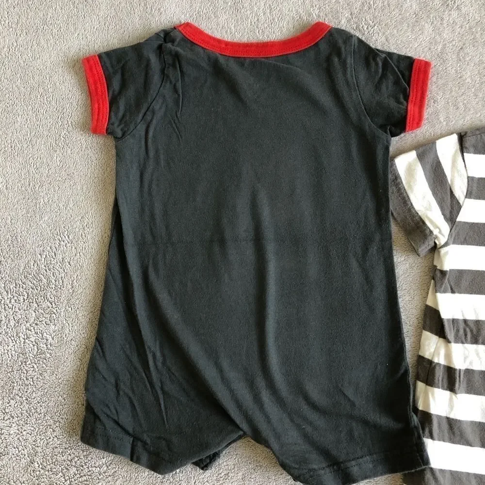Carter’s Short Sleeve Rompers(lot of 3)